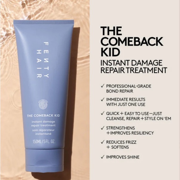 NWT, Fenty Hair, THE COMEBACK KID INSTANT DAMAGE REPAIR TREATMENT BOND BUILDER - Picture 2 of 4